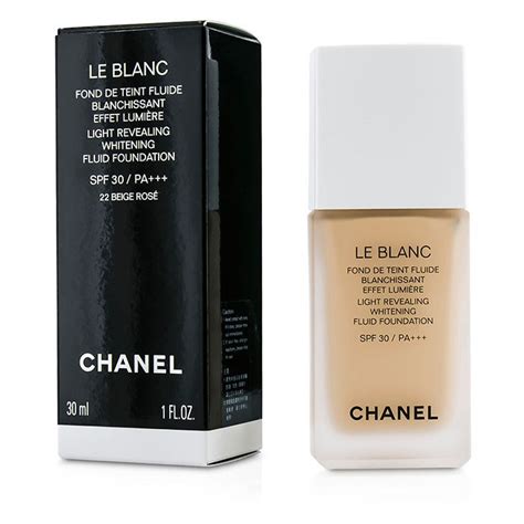 chanel le blanc foundation ingredients|chanel foundation for mature skin.